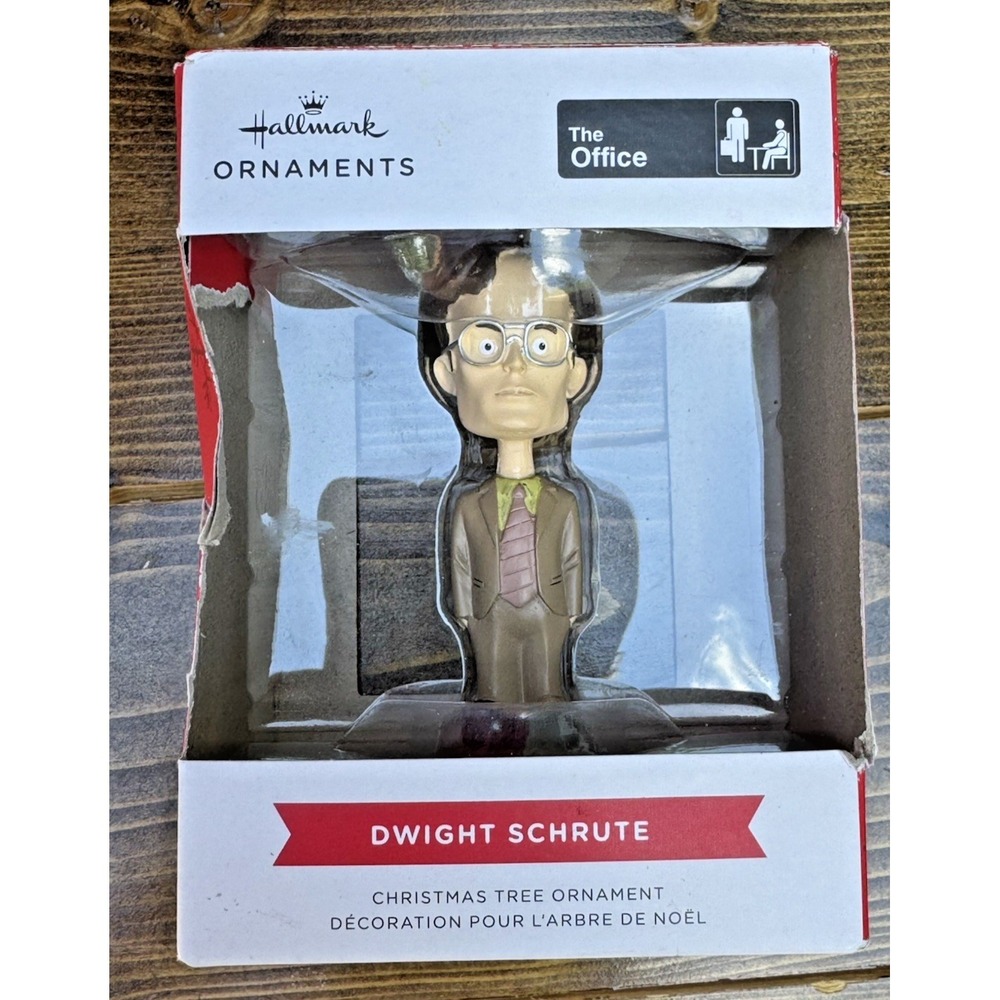 Dwight Schrute Hallmark Ornament The Office Christmas Tree Decoration Box